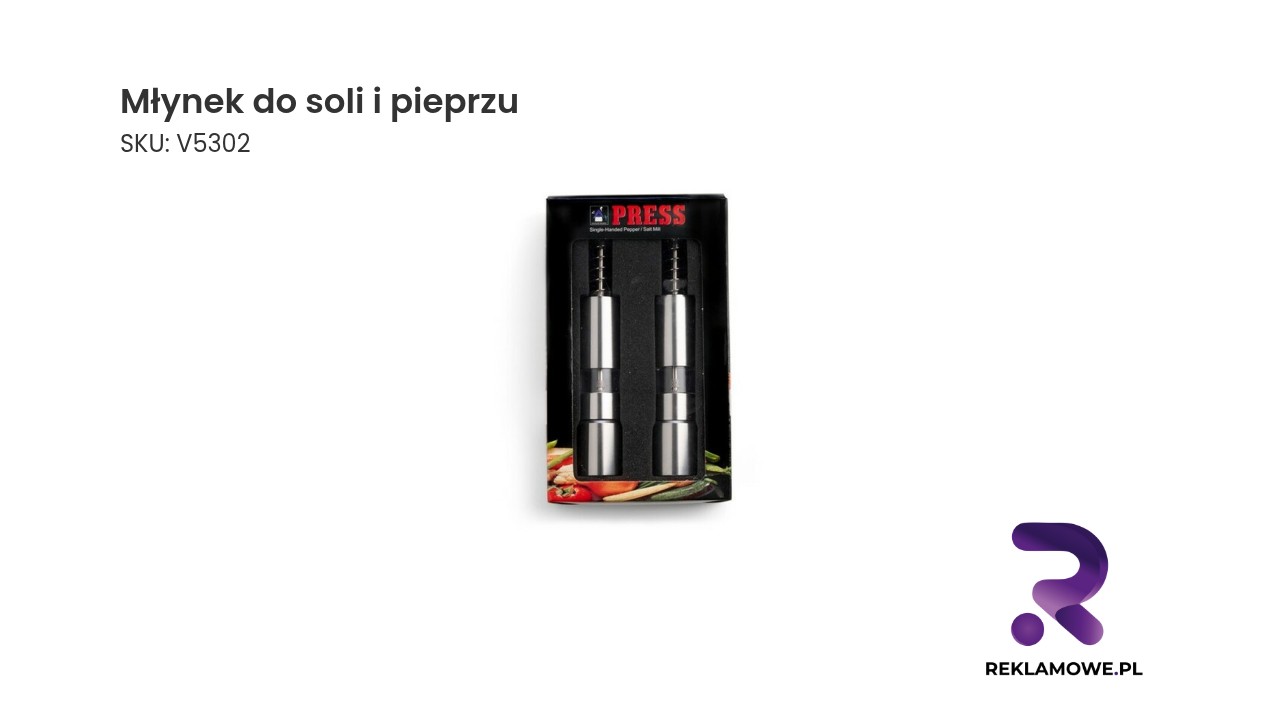Młynek do soli i pieprzu w eleganckim designie