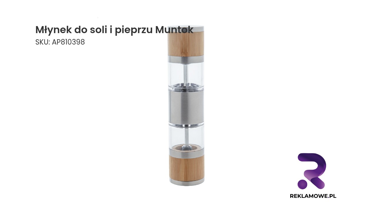Młynek do soli i pieprzu Muntok – stylowy młynek do przypraw
