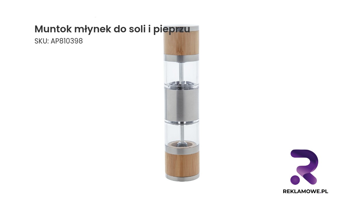 Muntok młynek do soli i pieprzu Muntok młynek do soli i pieprzu – elegancki młynek do przypraw