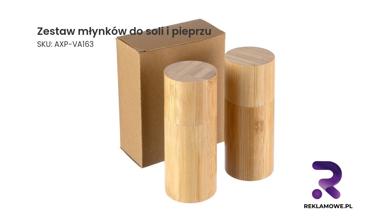 Zestaw młynków do soli i pieprzu Zestaw młynków do soli i pieprzu – eleganckie młynki do przypraw
